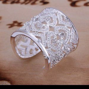 Sterling Silver noble Charms RING